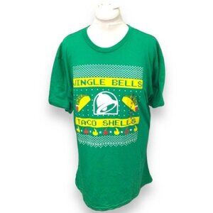 Ripple Junction Taco Bell Christmas Graphic Tee, Green, size 2X